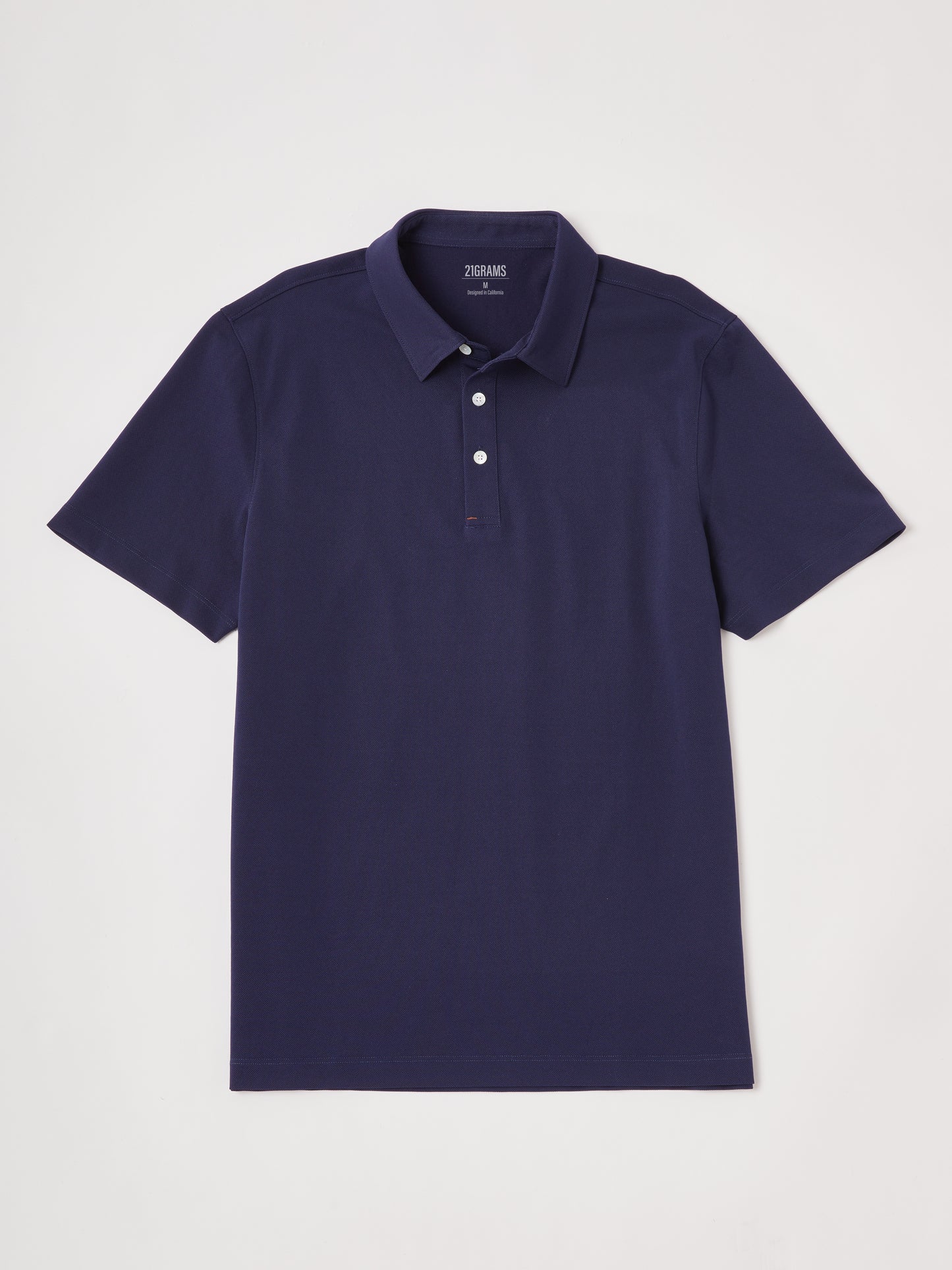 PearlTex Men's Piqué Cotton-Silk Blend Polo Top