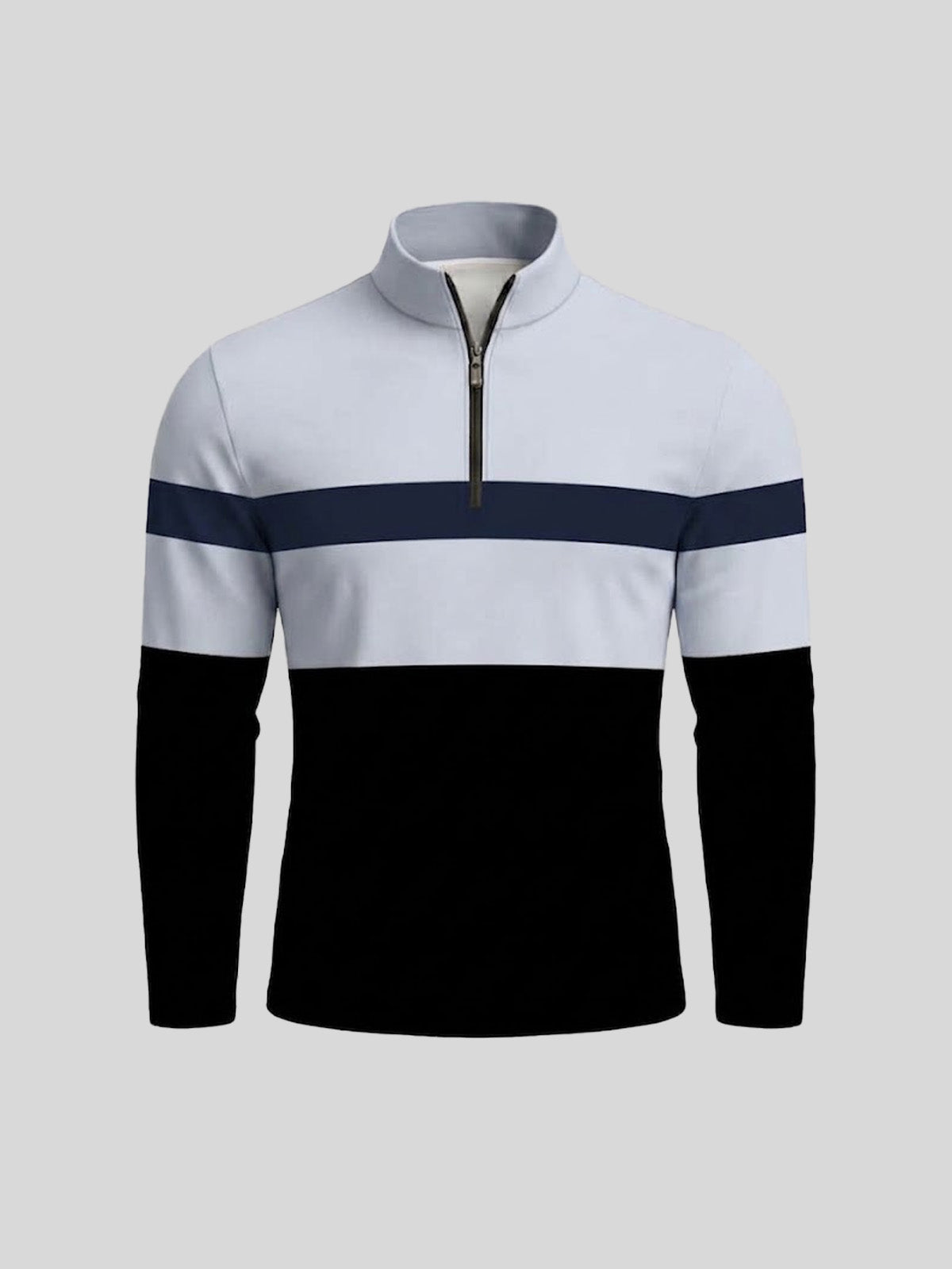 Playful Nautical Men's Lightweight Golf Shirt Quarterzip UPF50+