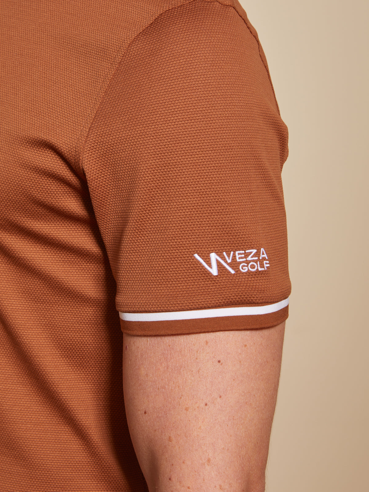 Custom Embroidery or Fit Men's Cotton-Silk Blend Polo Top