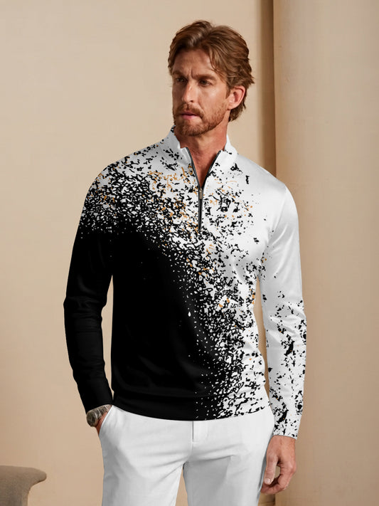 Not So Classic Men's Lightweight Golf Shirt Quarterzip UPF50+
