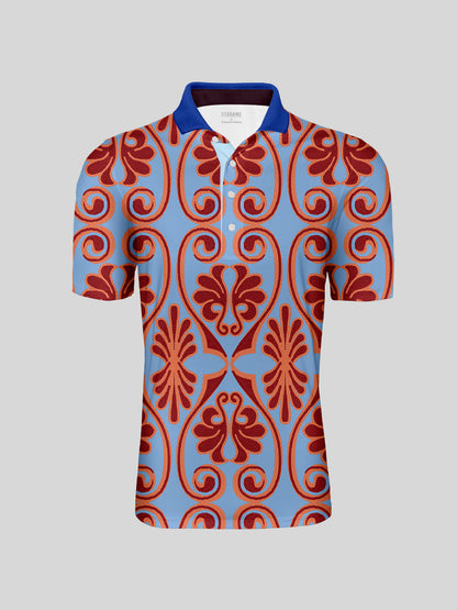 Botanical Energy Men's Polo Top UPF50+