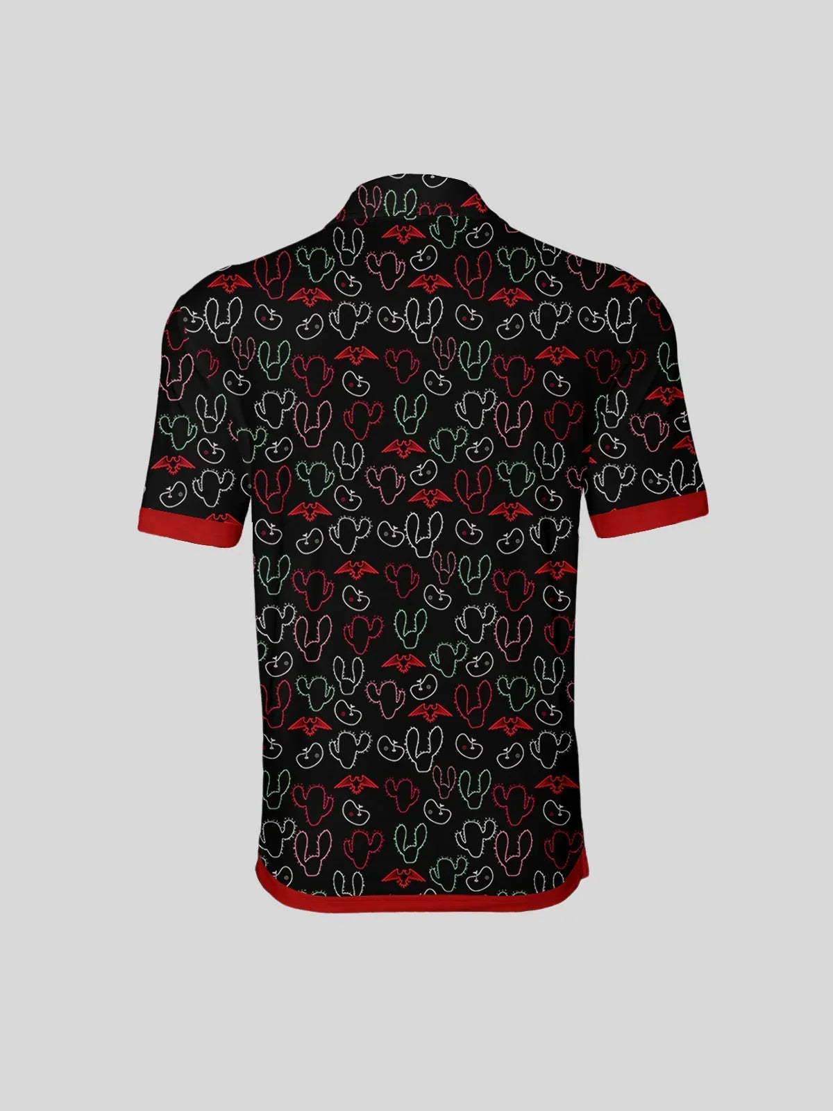 Hyped-up Tropical Herren Polohemd UPF50+