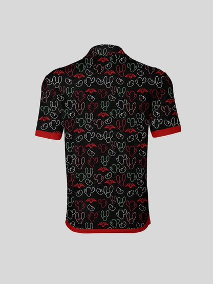 Hyped-up Tropical Herren Polohemd UPF50+