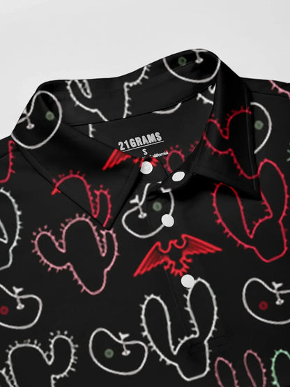 Hyped-up Tropical Herren Polohemd UPF50+