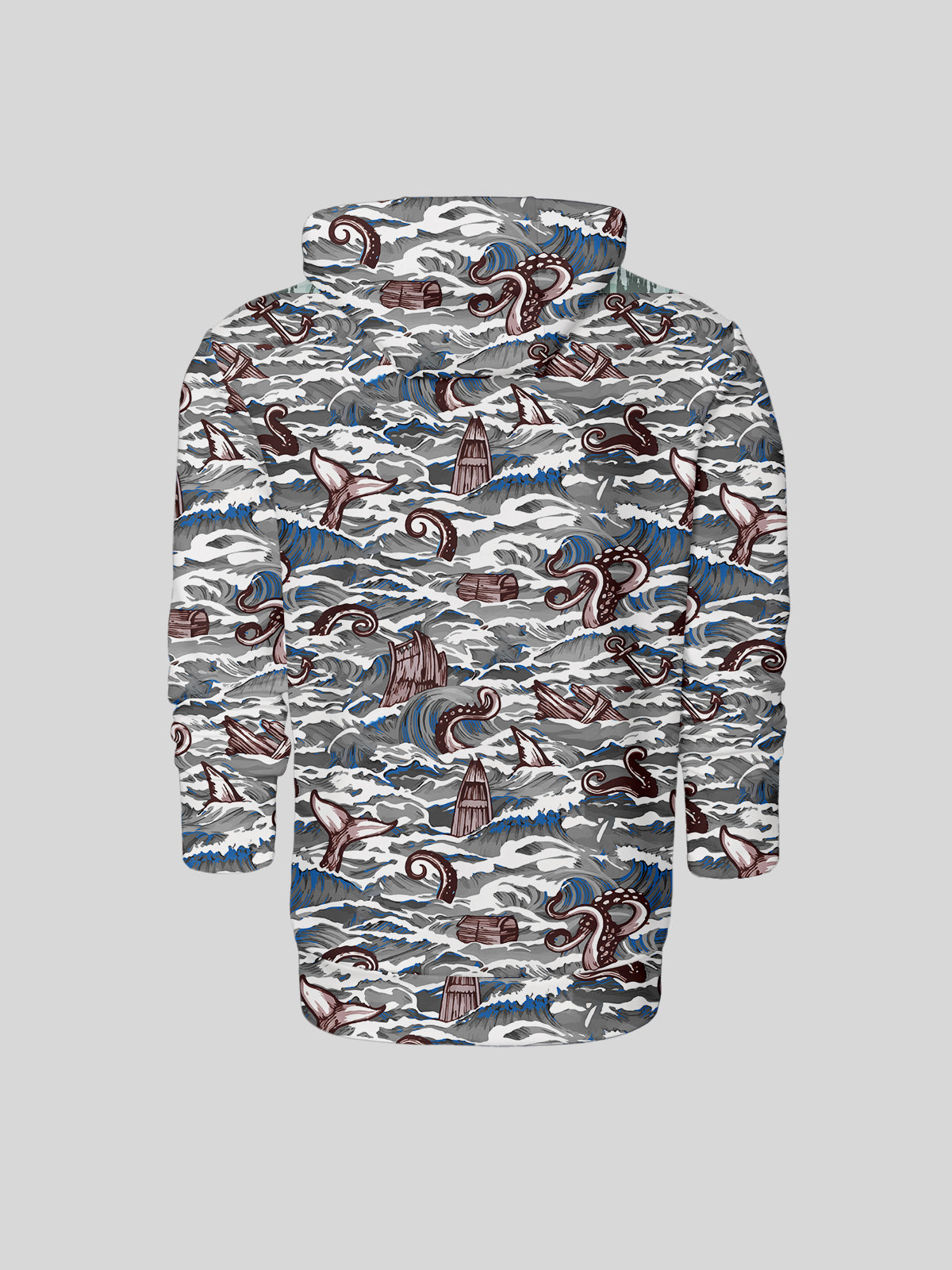 Playful Nautical Men's Golf Hooded Sweatshirt