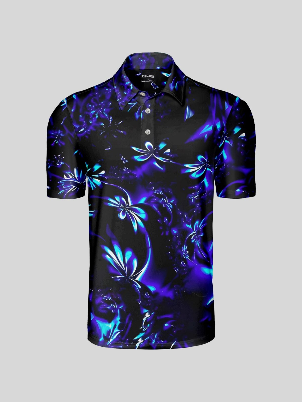 Botanical Energy Polo da Uomo UPF50+