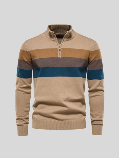More Than Basic Men's Midweight Golf Quarter Zip Sweater