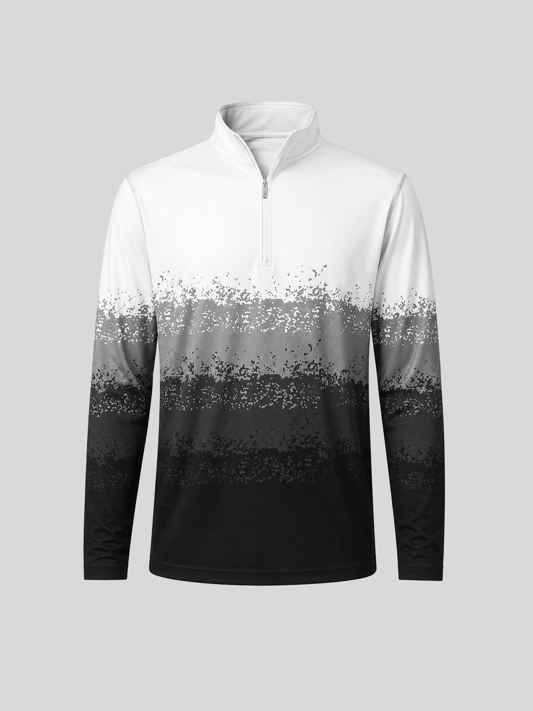 Air Brush Camisa de golf para hombre con cuartozip UPF50+
