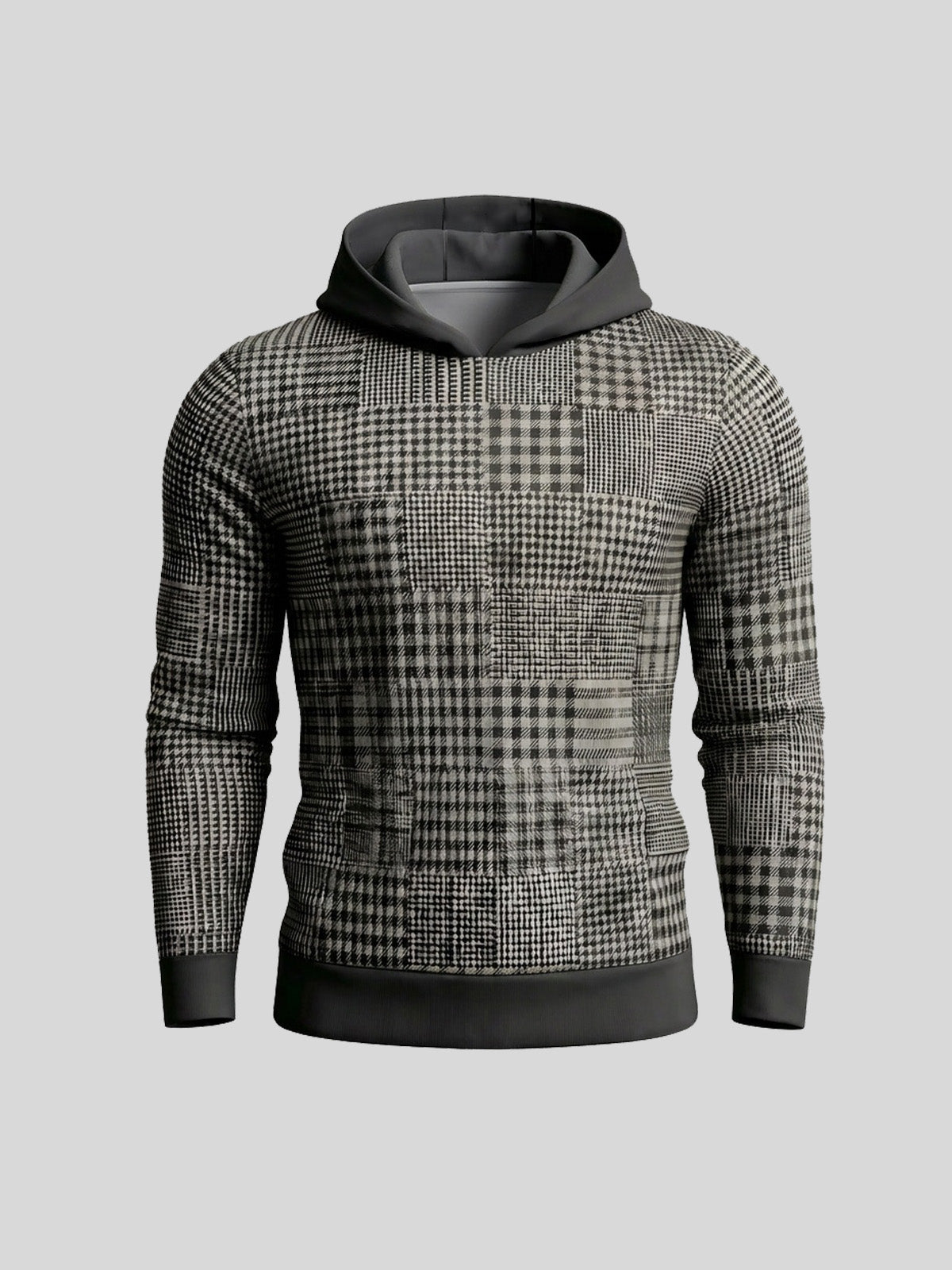 Fairway Patchwork Men's Golf Hooded Sweatshirt