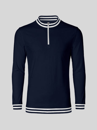 Navycore Heren Golfshirt Quarterzip UPF50+