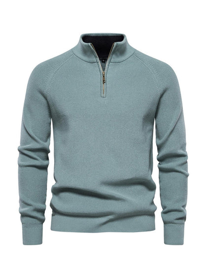 More Than Basic Men's Golf Quarter Zip Sweater