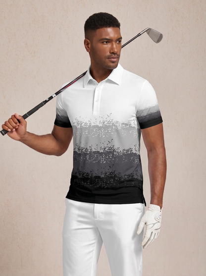 Air Brush Herren Polo-Shirt LSF 50+