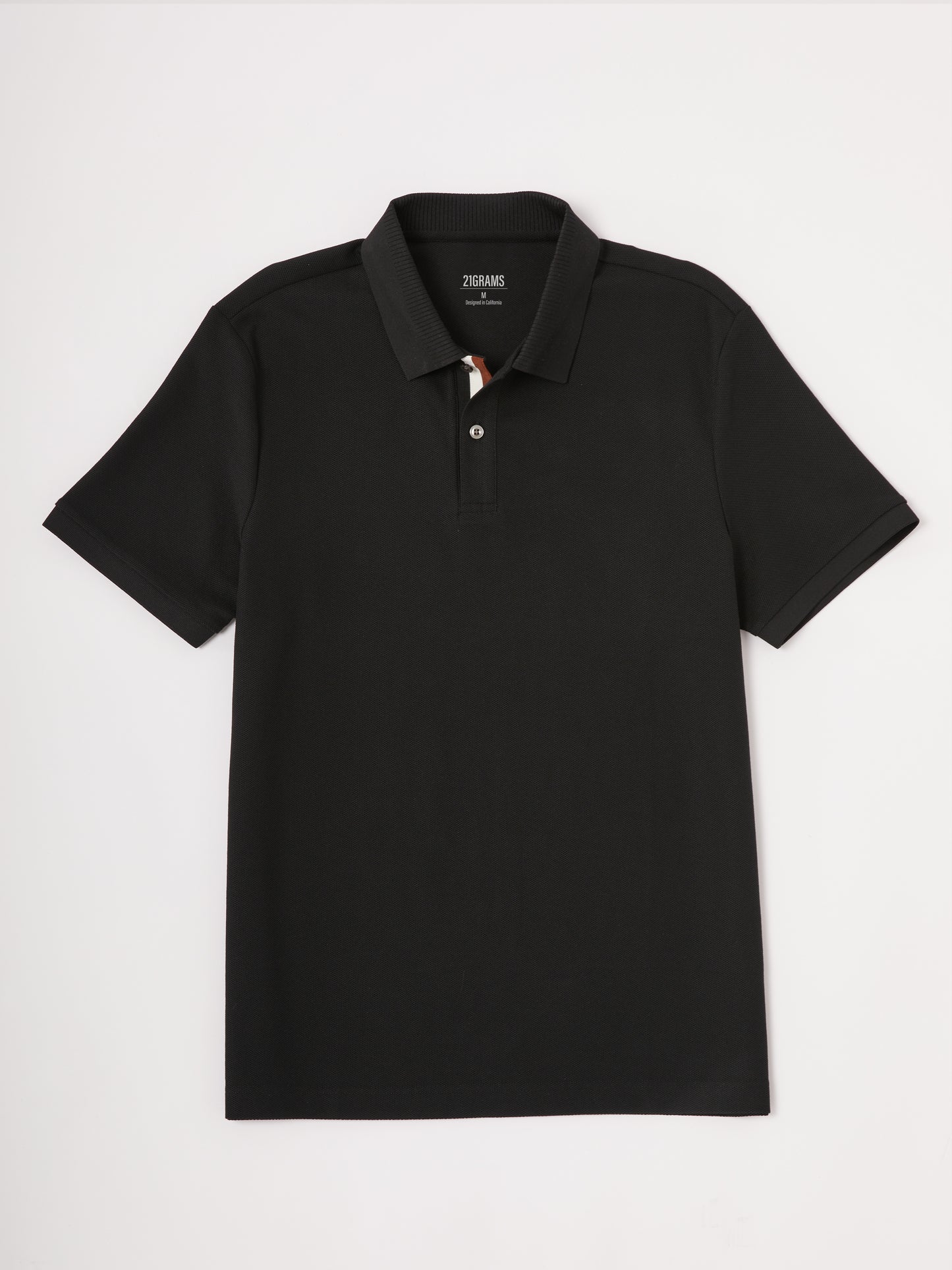 PearlTex Men's Piqué Cotton-Linen-Silk Polo Top