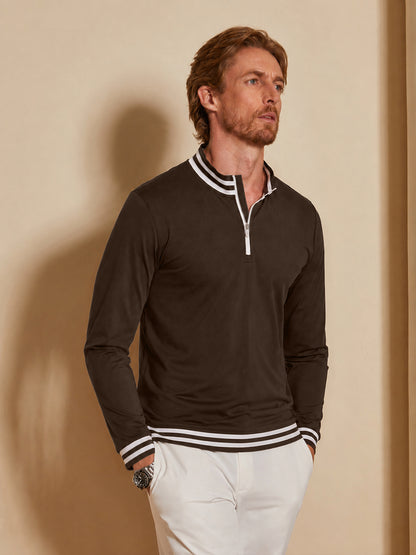 Navycore Heren Golfshirt Quarterzip UPF50+