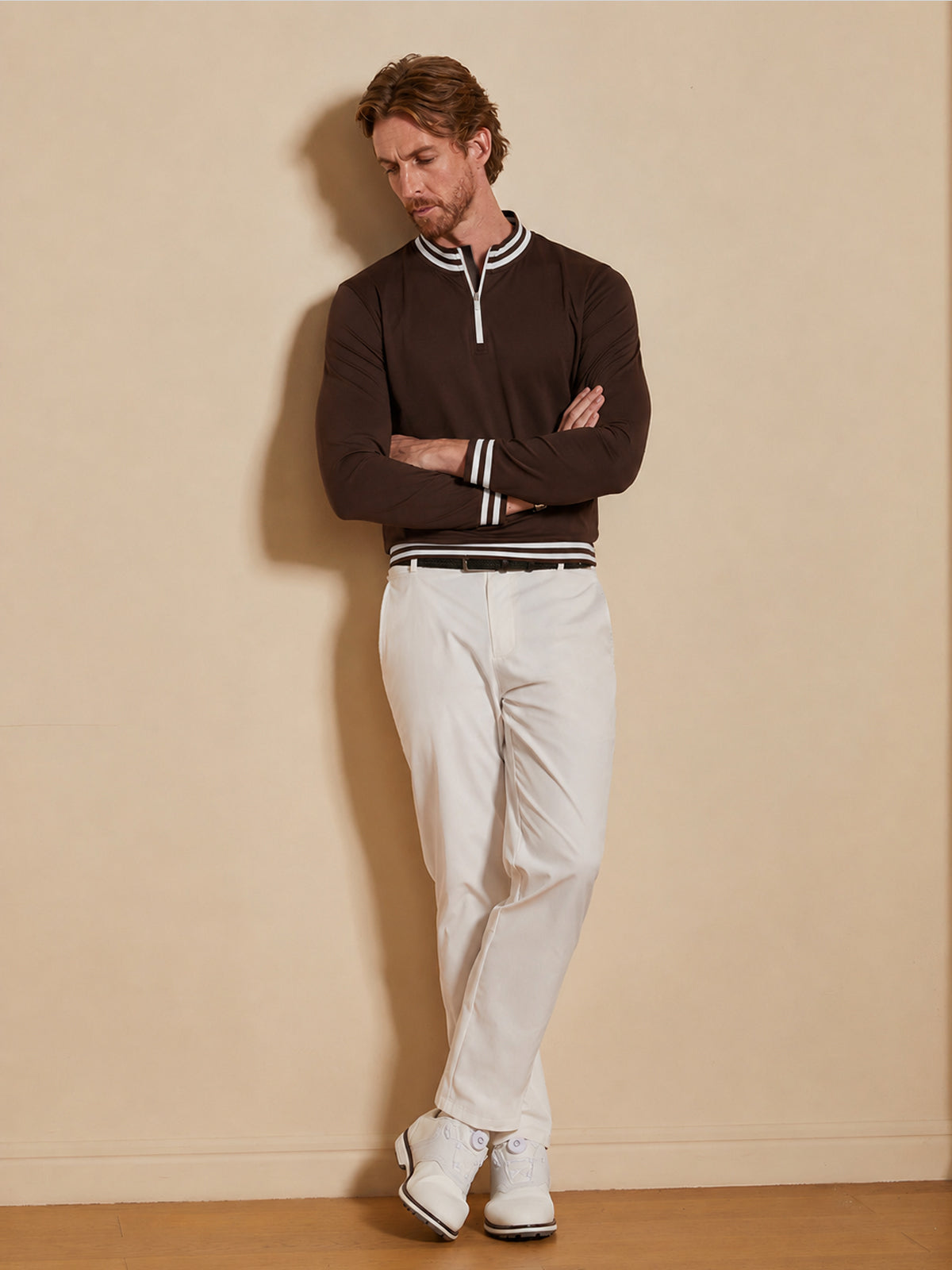 Navycore Heren Golfshirt Quarterzip UPF50+