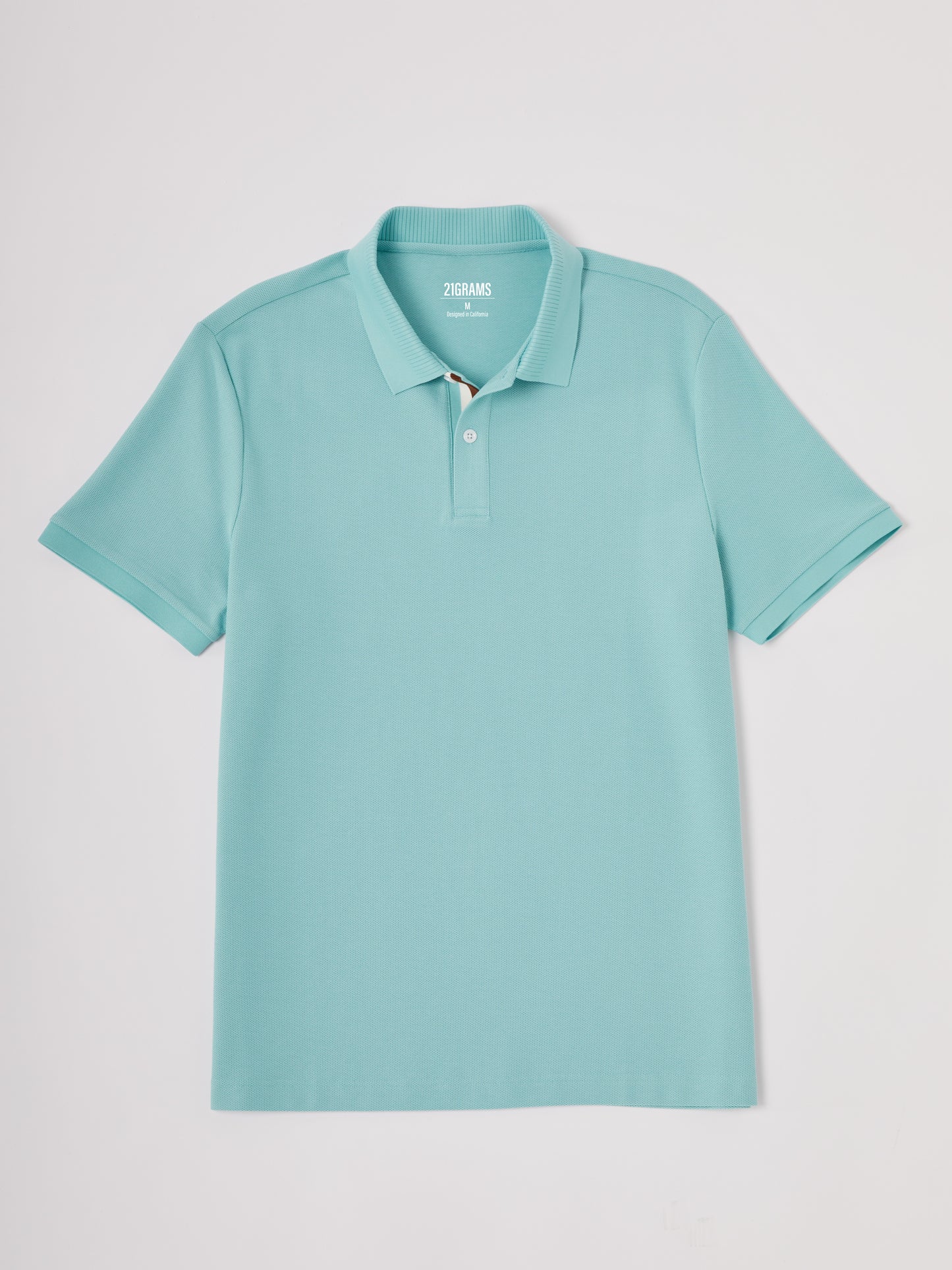 PearlTex Men's Piqué Cotton-Linen-Silk Polo Top