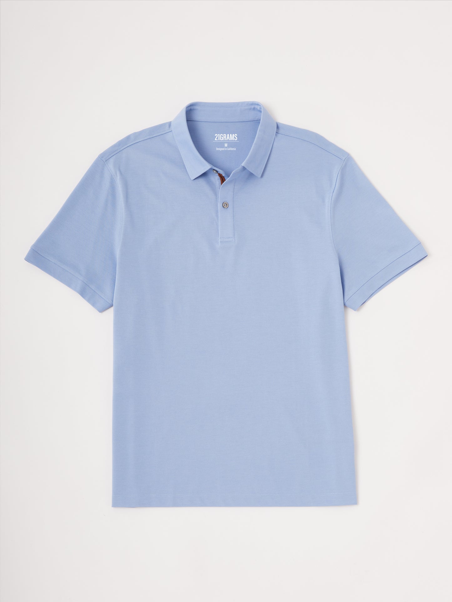 PearlTex Men's Piqué Cotton-Silk Blend Polo Top