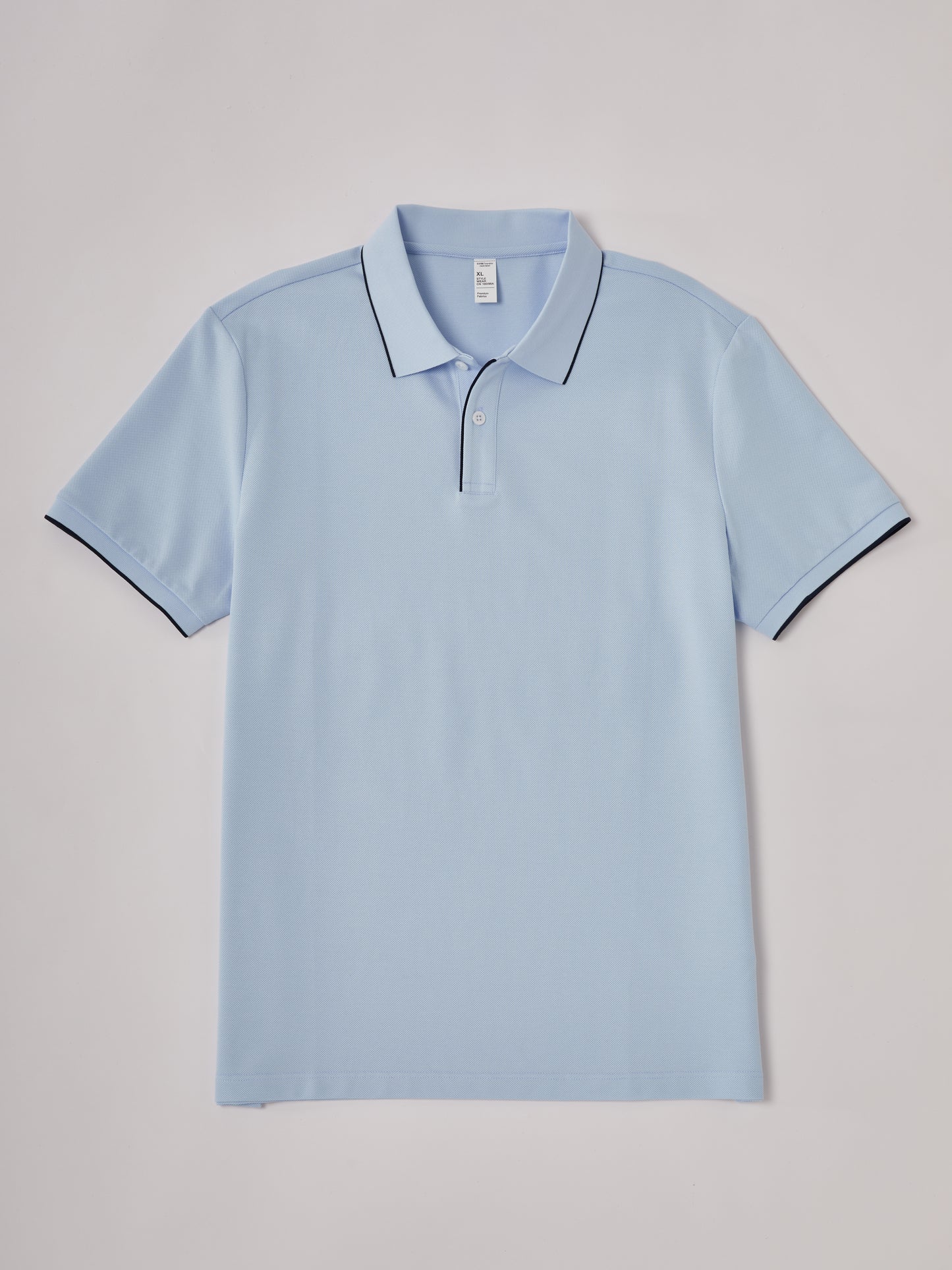 NudeMod Men's Cotton-Modal Polo Top