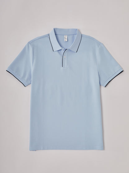 NudeMod Men's Cotton-Modal Polo Top