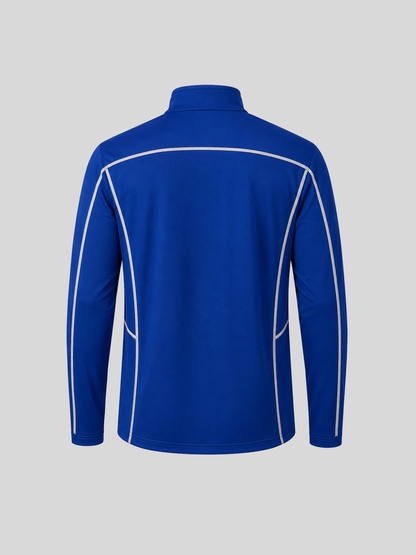 Polo de golf quart de zip homme Plus Que Basique UPF50+
