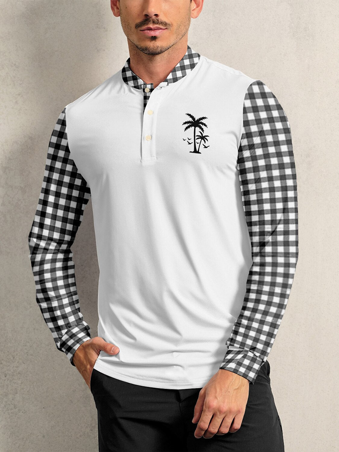 Hyper-prep Men's Golf Henley Shirt UPF50+