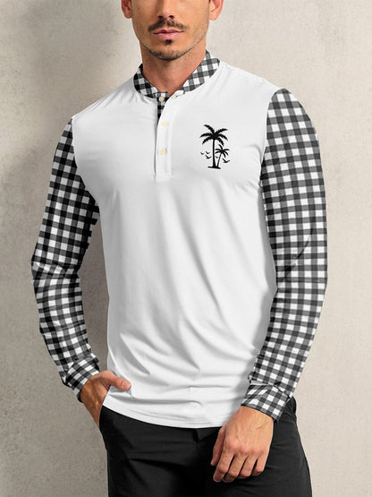 Hyper-prep Men's Golf Henley Shirt UPF50+