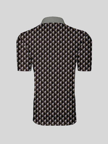 Not So Classic Men's Ribbed Collar Polo Top UPF50+