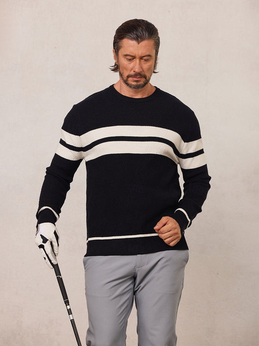 More Than Basic Golf Crewneck Sweater
