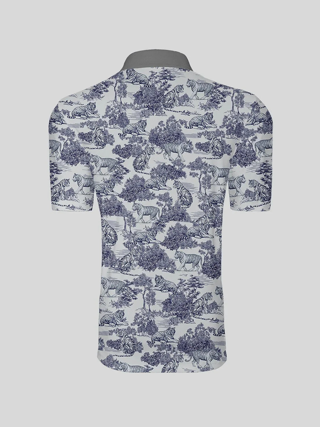 Wildlife Party Herren Poloshirt mit Rippkragen LSF 50+