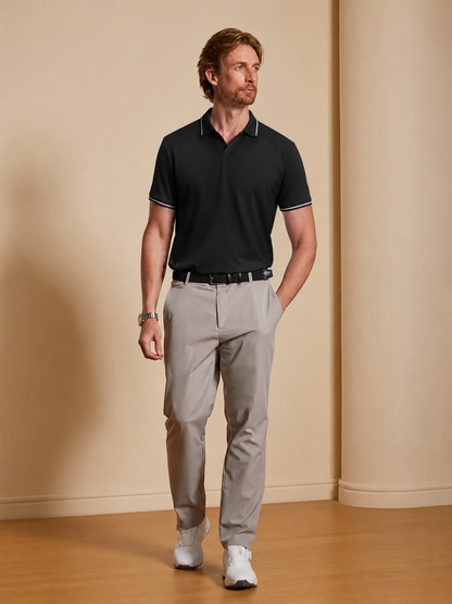 NyCool Men's Open Collar Polo Shirt