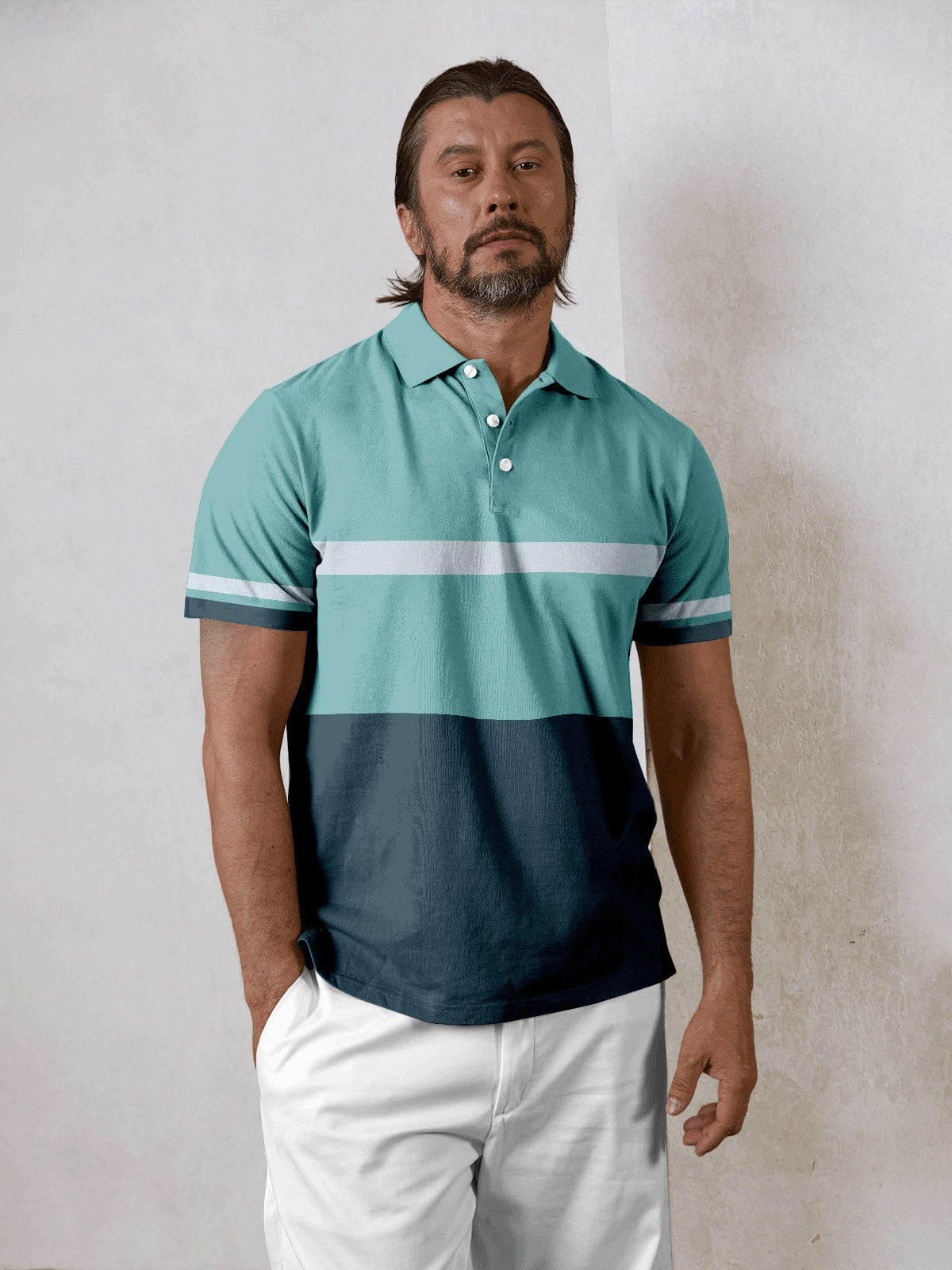 Playful Nautical Polo Top UPF50+
