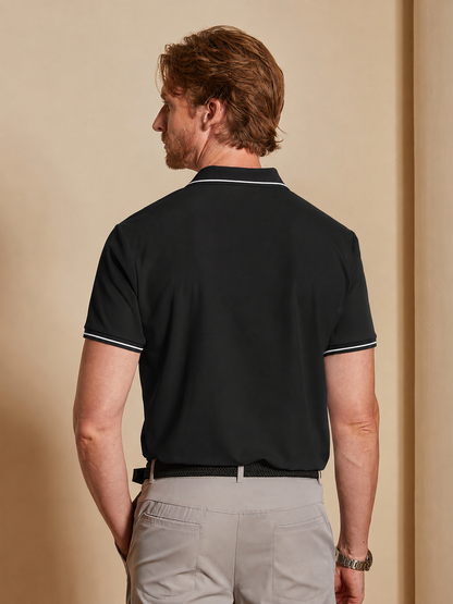 NyCool Men's Open Collar Polo Shirt