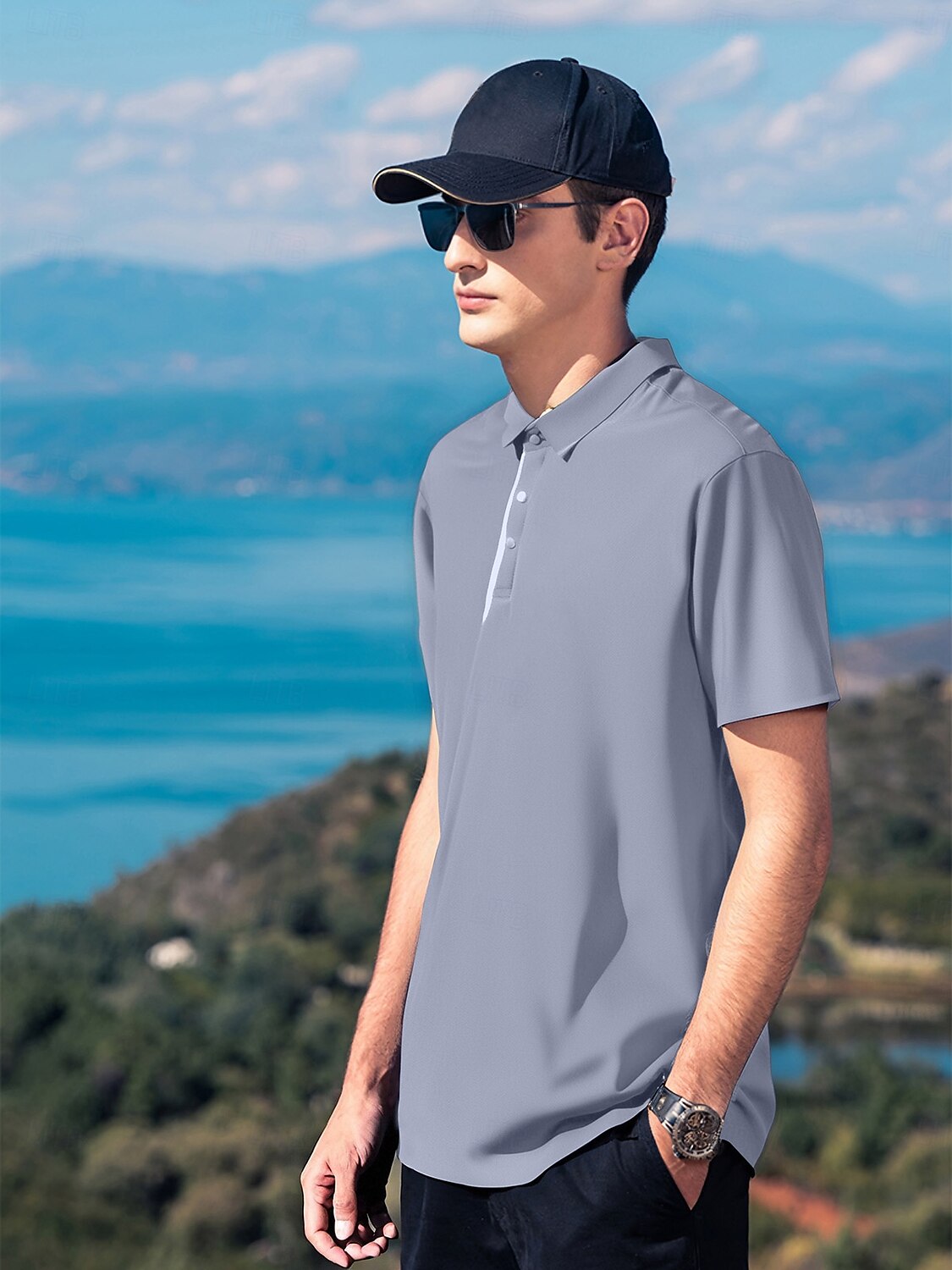 More Than Basic Men's Golf Polo Shirt UPF50+