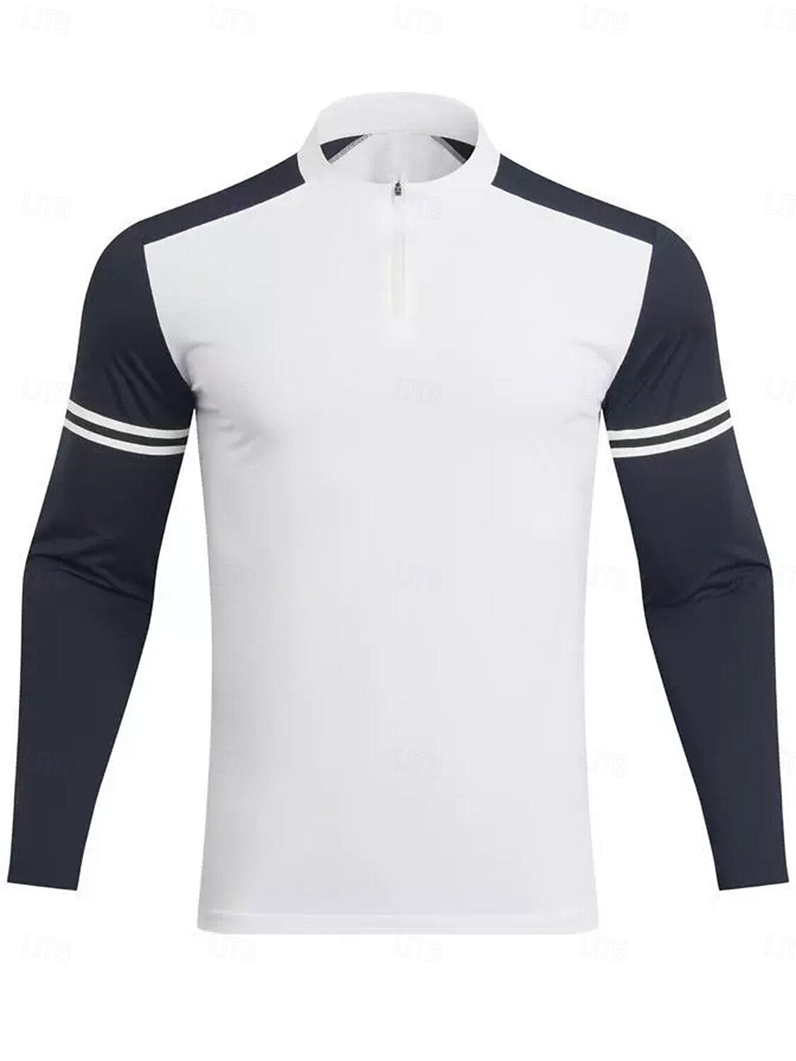 More Than Basic Men's Golf Shirt Quarterzip UPF50+