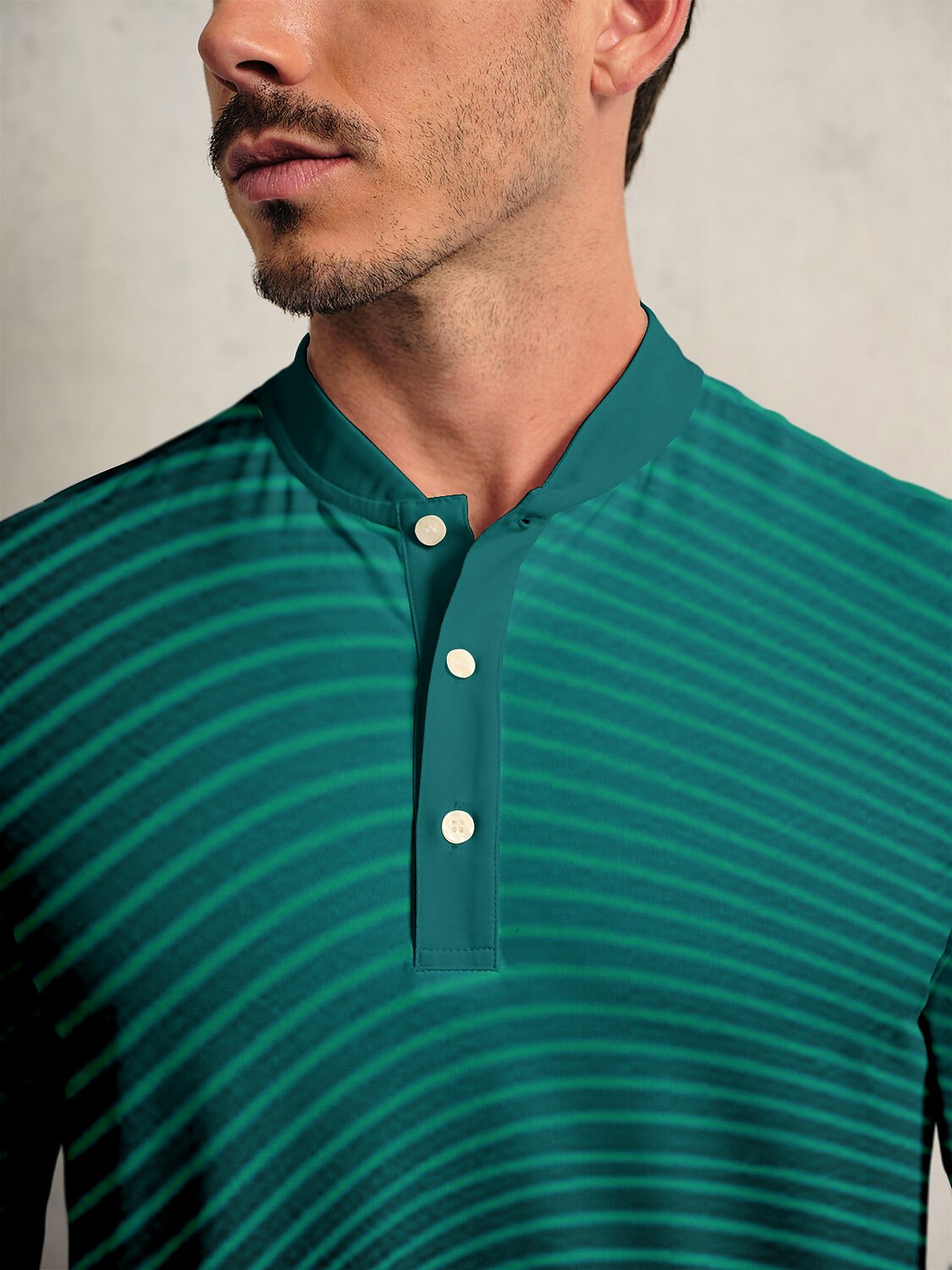 Air Brush Men's Golf Henley Shirt UPF50+