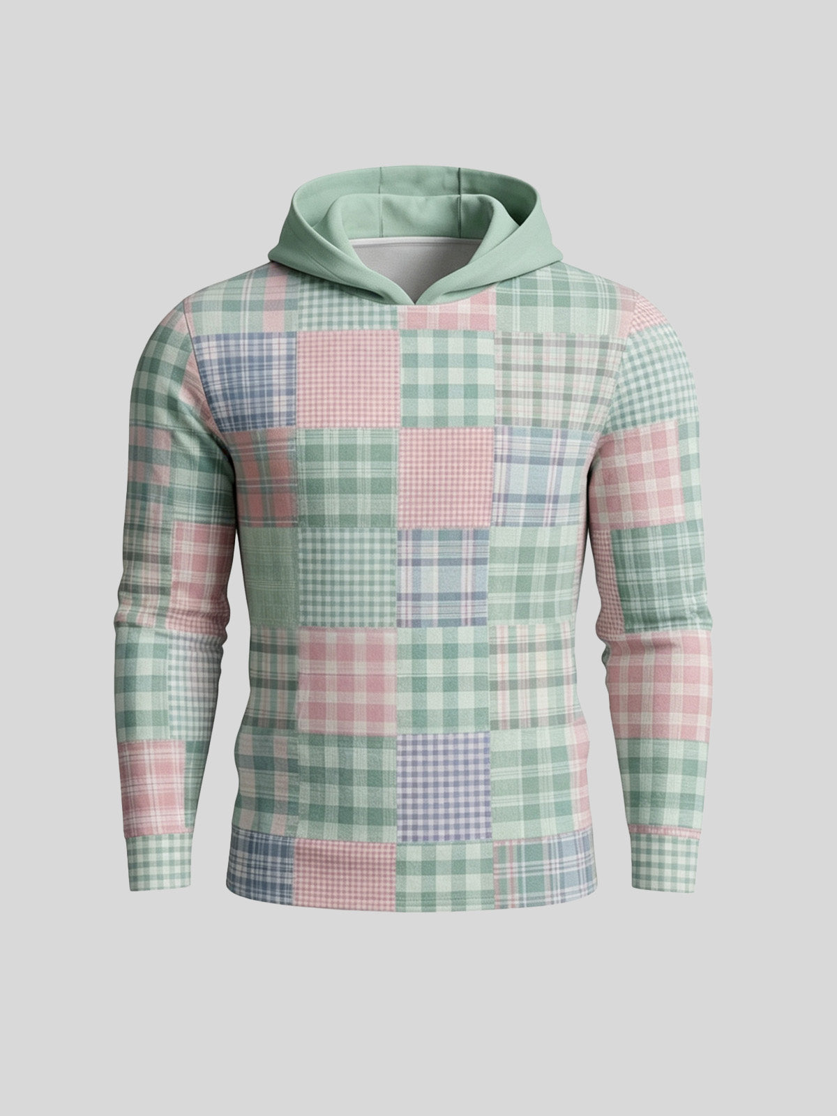 Fairway Patchwork Men's Golf Hooded Sweatshirt