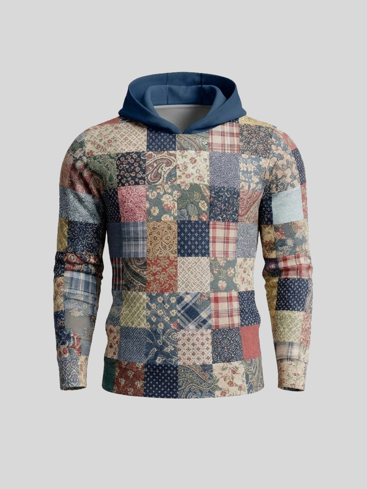 Fairway Patchwork Men's Golf Hooded Sweatshirt