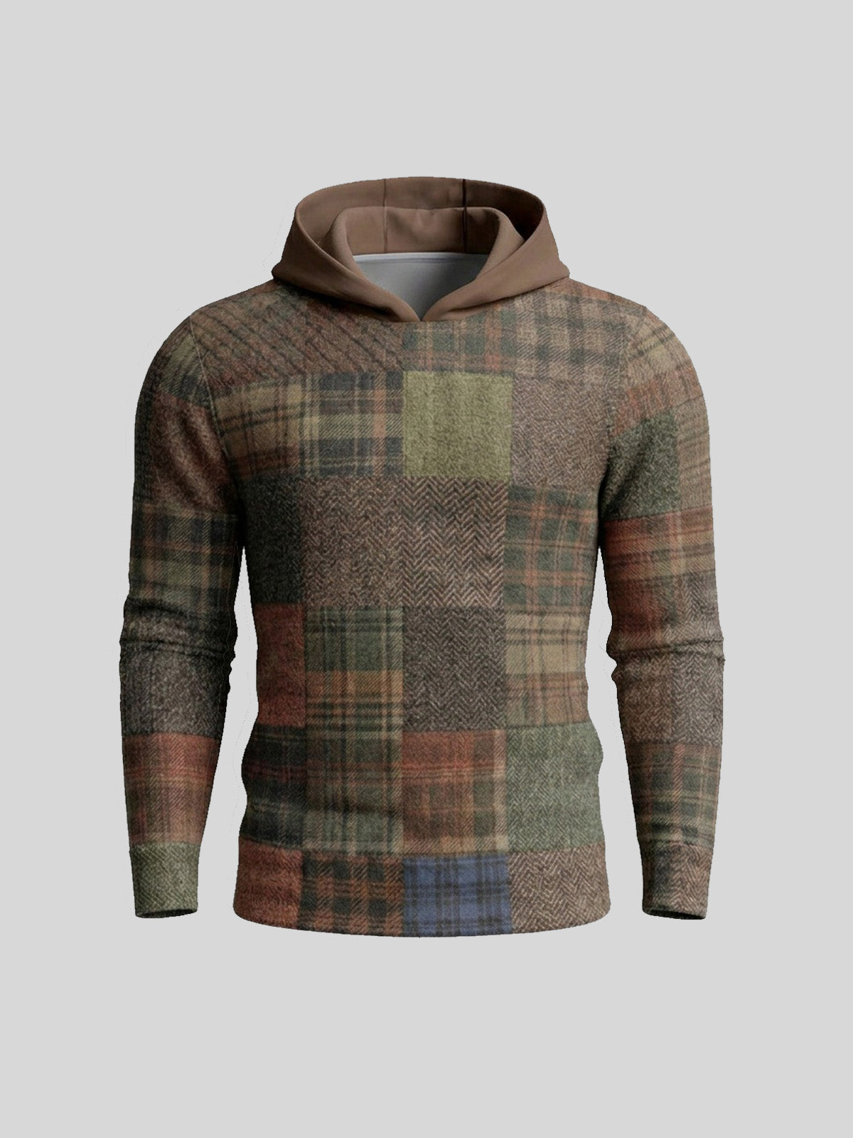 Fairway Patchwork Men's Golf Hooded Sweatshirt
