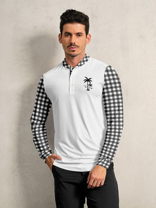 Hyper-prep Men's Golf Henley Shirt UPF50+