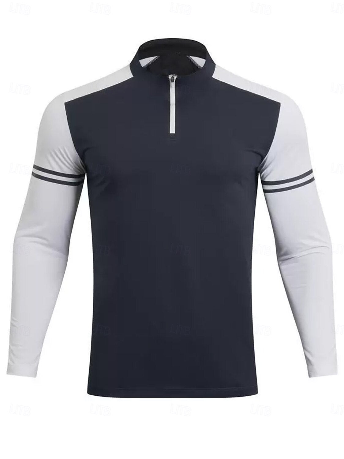More Than Basic Men's Golf Shirt Quarterzip UPF50+