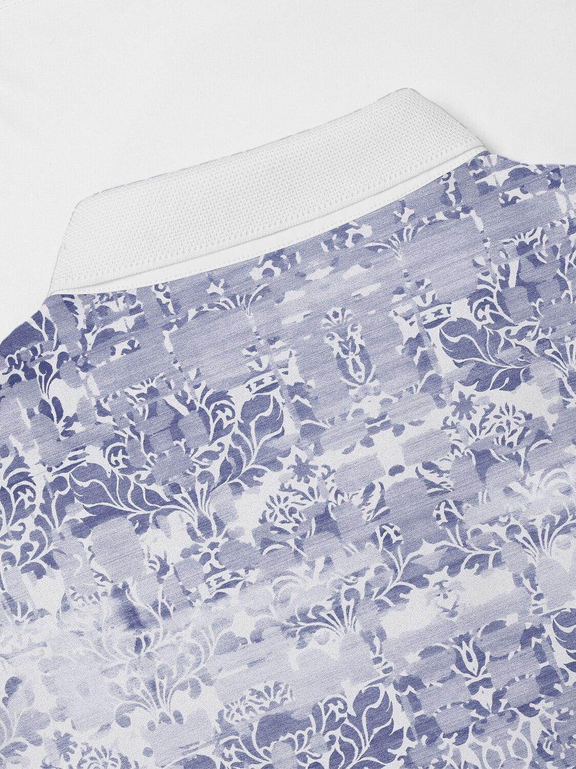 Hyped-up Tropical Herren Polo-Shirt mit Rippkragen UPF50+
