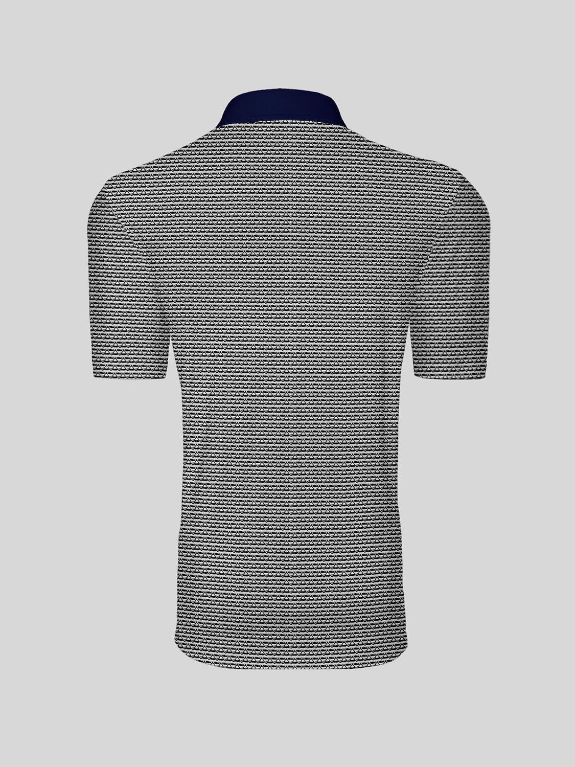 Nicht ganz klassisches geripptes Poloshirt für Herren UPF50+