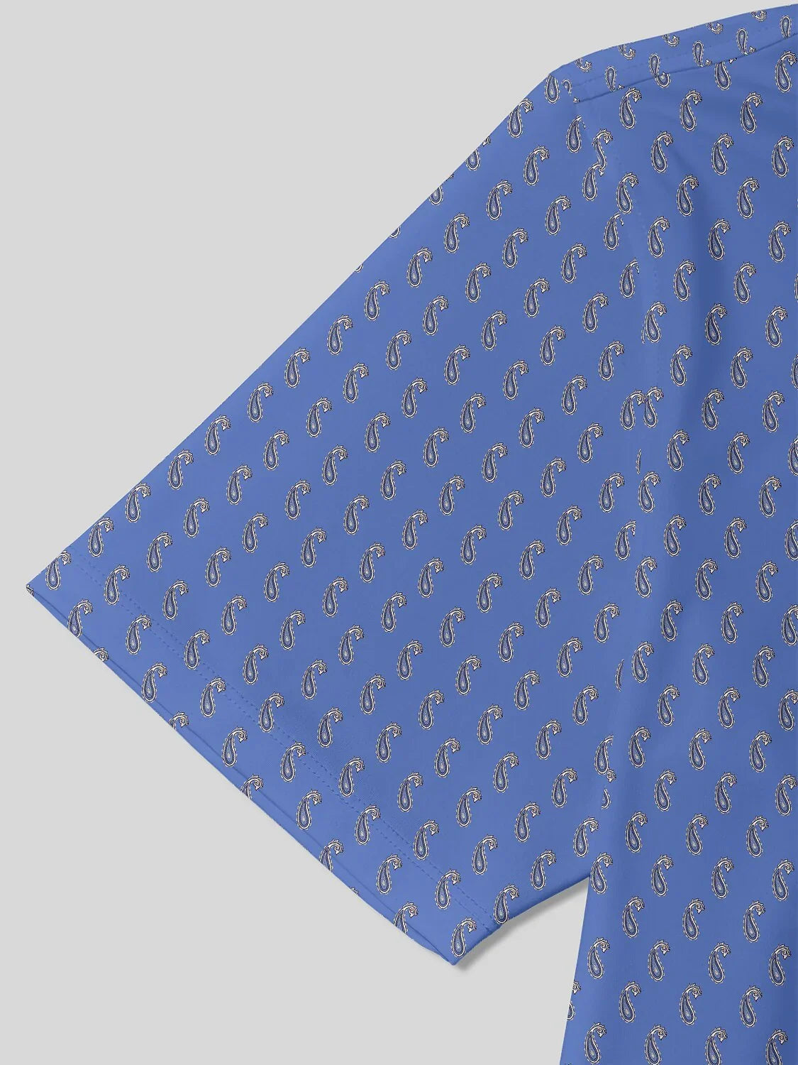 Polo homme marin fantaisie à col côtelé UPF50+