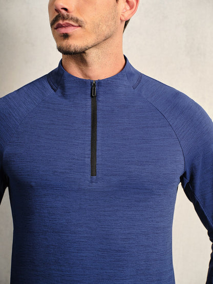 More Than Basic Men's Golf Shirt Quarterzip UPF50+