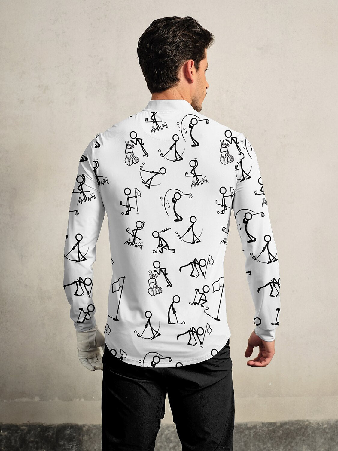 Hyper-prep Men's Golf Henley Shirt UPF50+