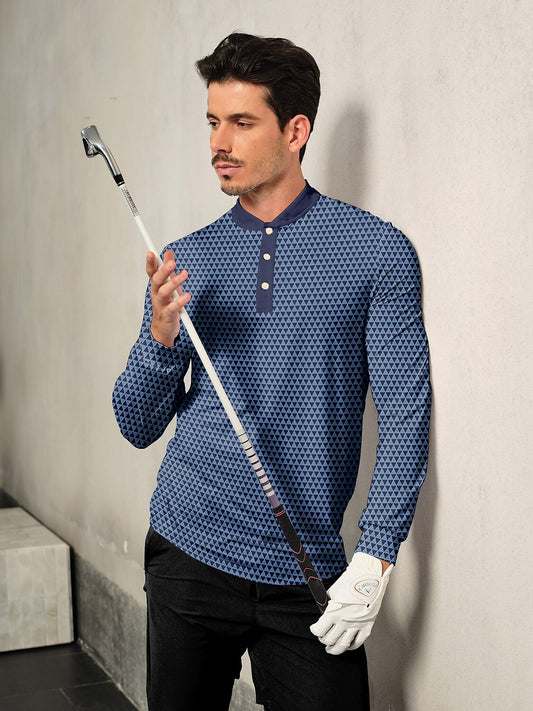 Not So Classic Men's Golf Henley Shirt UPF50+