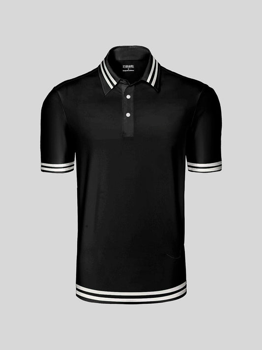 Playful Nautical Men's Polo Top UPF50+