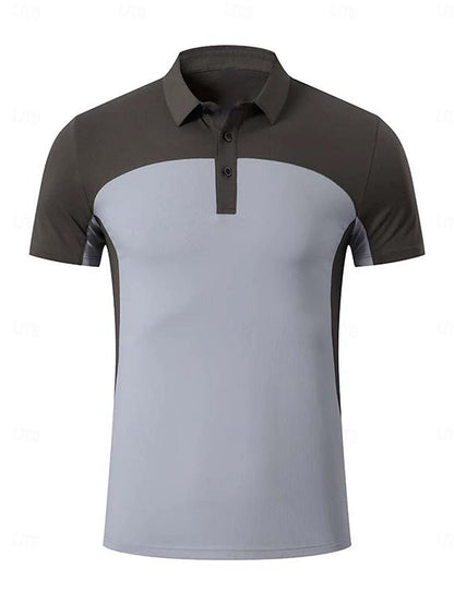 More Than Basic Men's Golf Shirt Quarterzip UPF50+