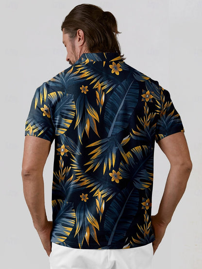 Botanical Energy Herren-Poloshirt LSF 50+