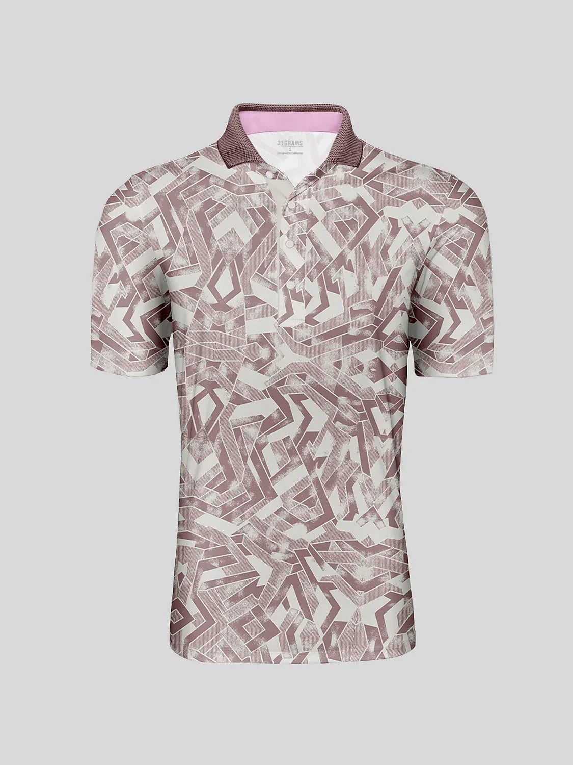 Air Brush Herren Polo-Shirt mit Rippkragen UPF50+